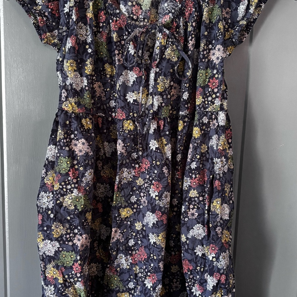 Universal Thread Dark Blue Floral Dress
